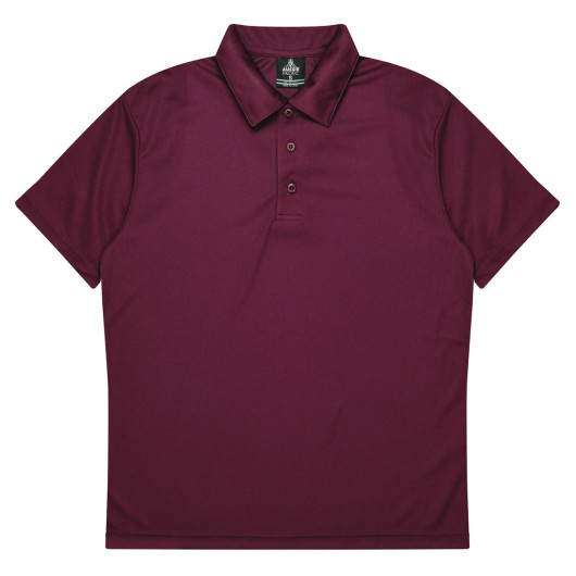 Hawksburn Mens Polos Maroon